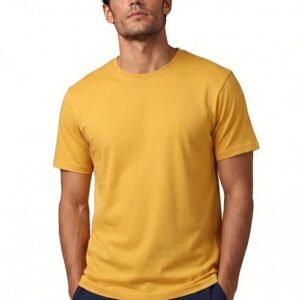 Van Heusen Men’s Crew Neck T-Shirt – Soft & Breathable Cotton | Regular Fit |